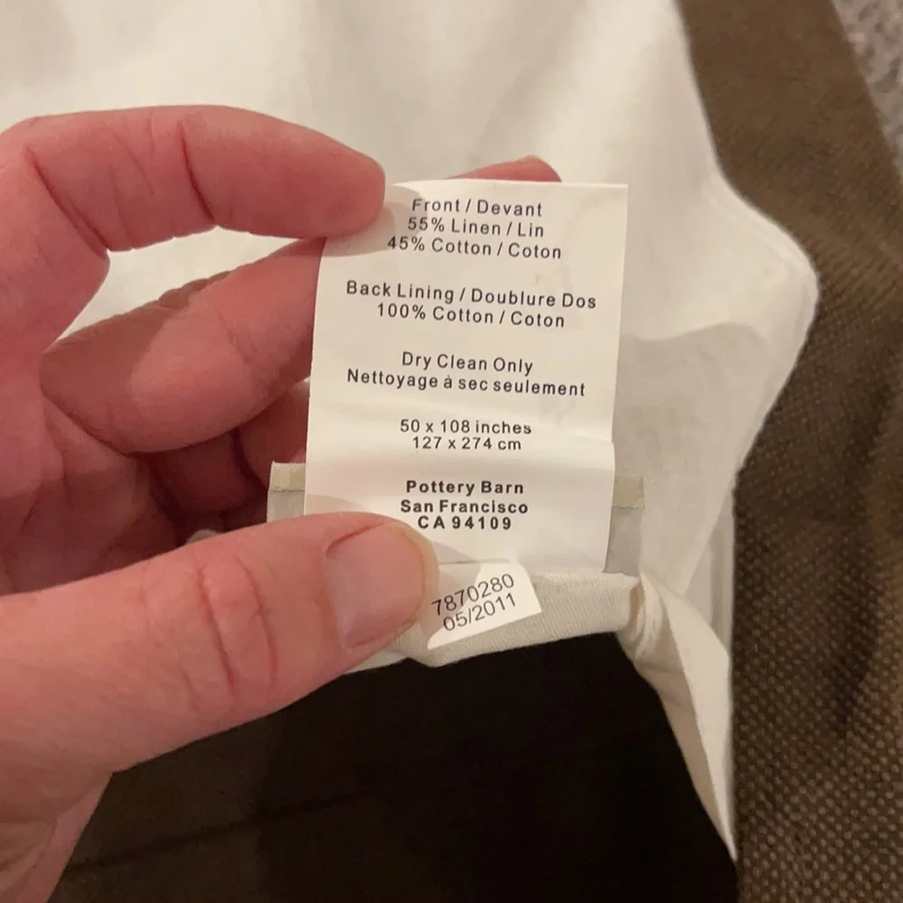 Pottery Barn Curtains/Drapes